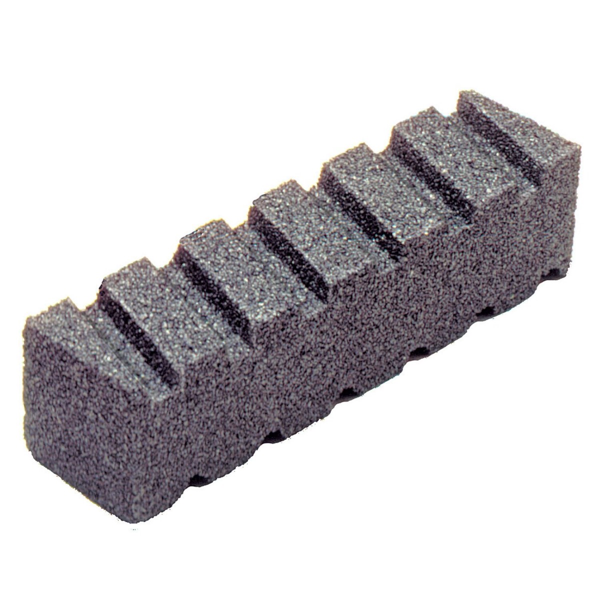 Kraft Tool CF462 6 x 2 x 2 Fluted Rub Brick - 20 Grit