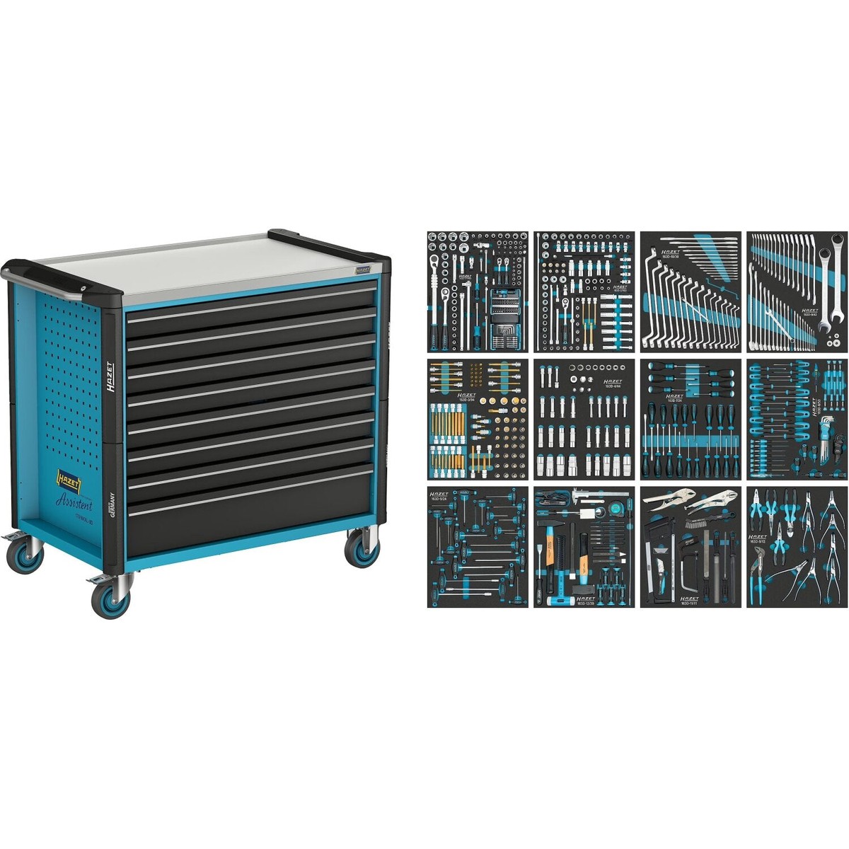 Hazet 179NXXL-8D619 Tool trolley assortment