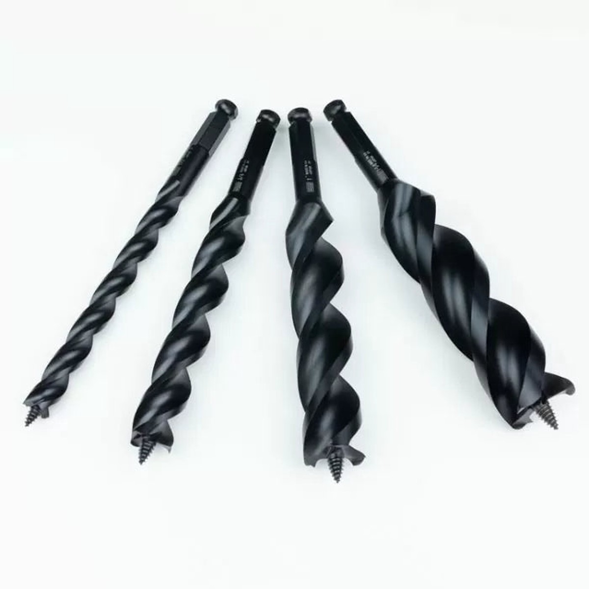 WoodOwl Ultra Smooth Tri-Cut Wood Boring Auger Bit 7-12 Length