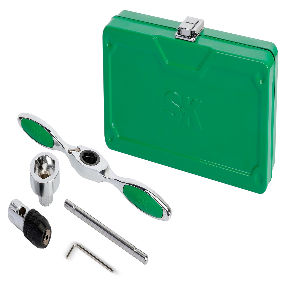 5 Piece Ratcheting Tap Die Tool Set SK01523