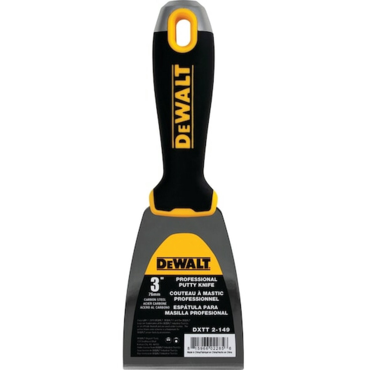 Dewalt DXTT-2-149 3 in Carbon Steel Joint Knife with Soft Grip Handle