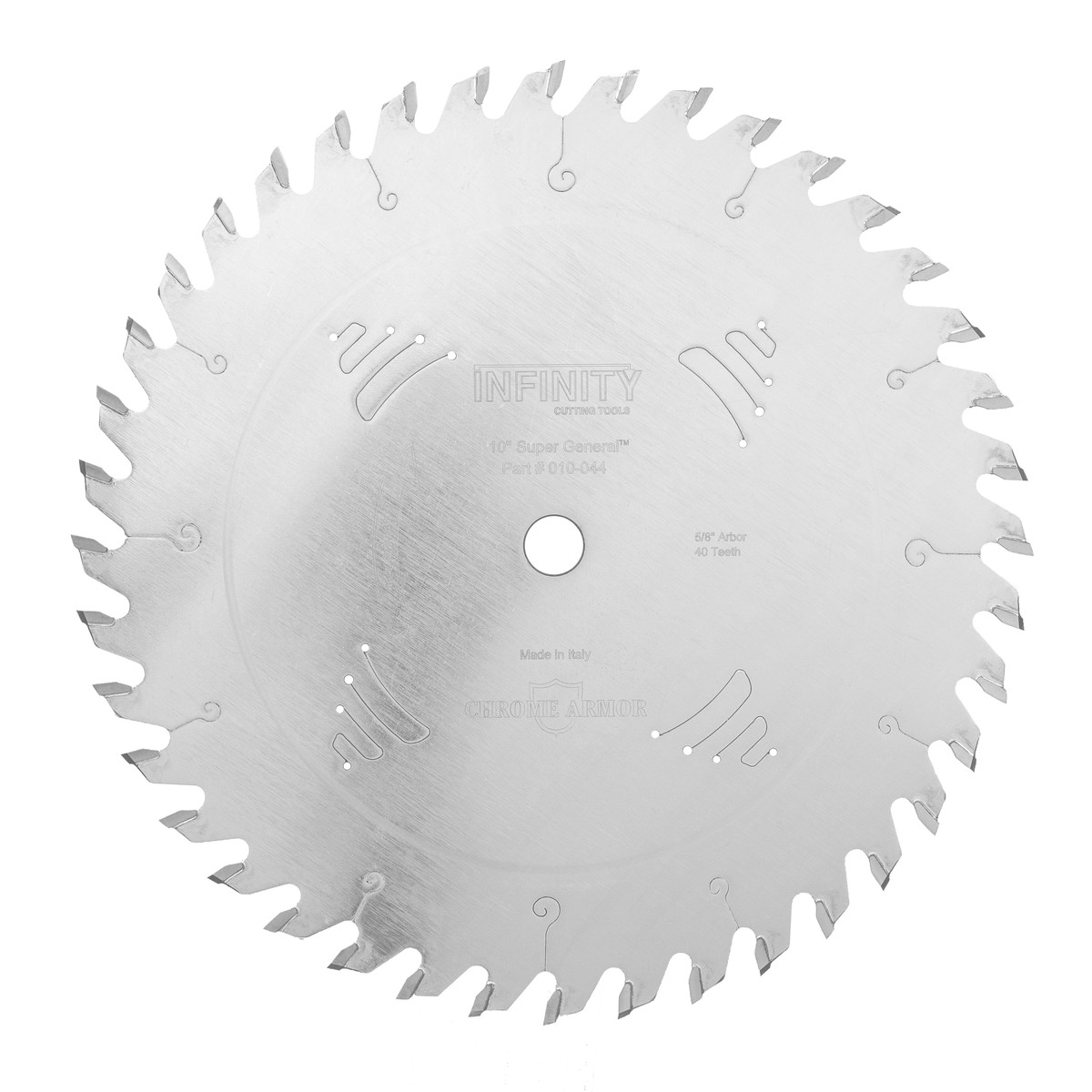 Infinity Tools 10 x 40T Super General Tablesaw Blades 58 Bore