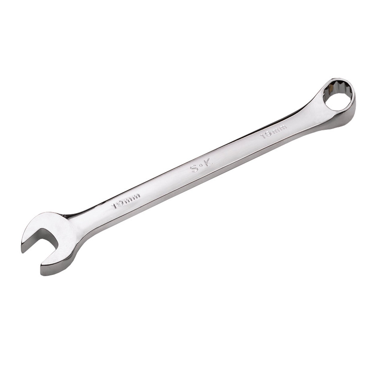 1-18 12 Point Fractional Regular Combination Chrome Wrench