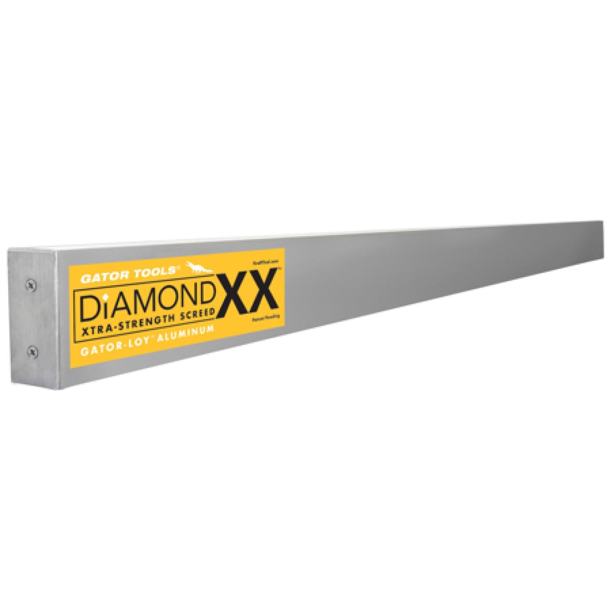 Gator Tools GF11217 8 x 1-12 x 3-12 Diamond XX GatorLoy Aluminum Screed