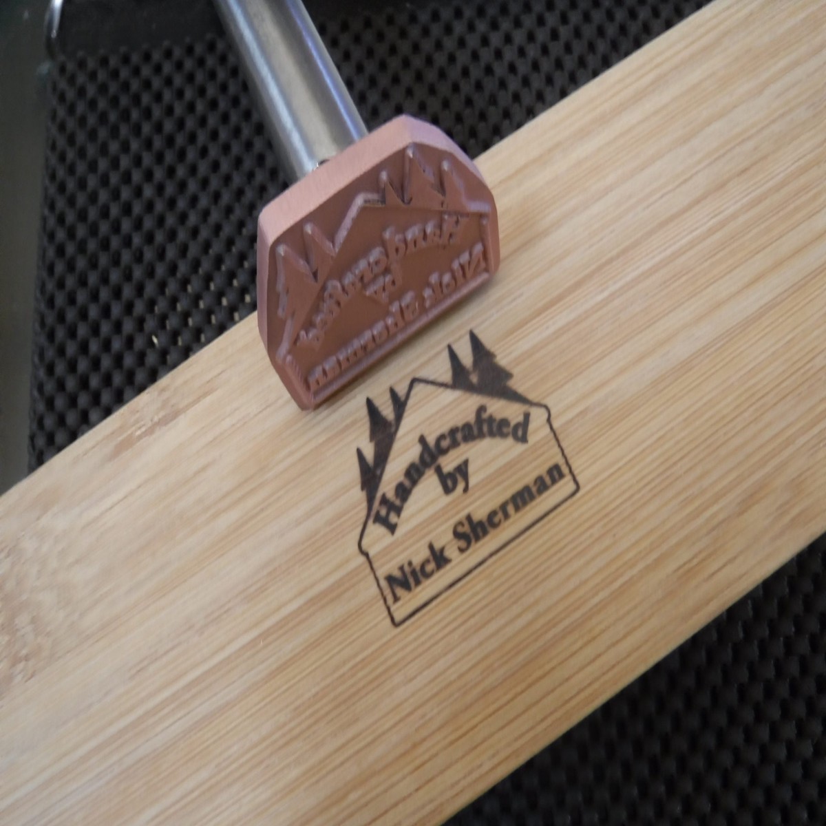 Infinity Tools Wooded Cabin Branding Iron