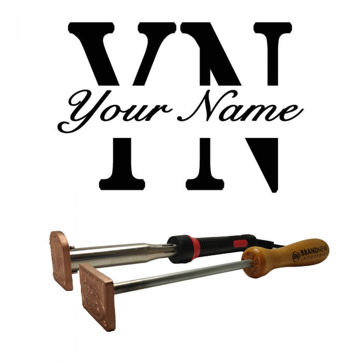 Infinity Tools Initials Branding Iron