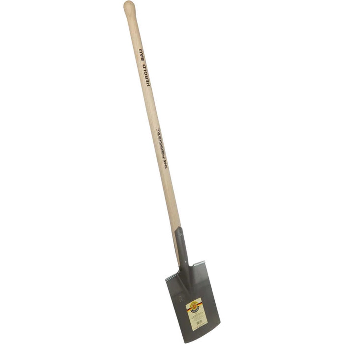 German Carbon Steel Spade 47lbs 10x 7 with 35 Ash Knob Handle