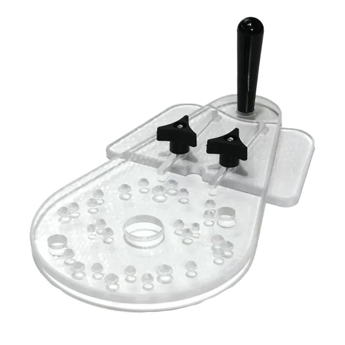 Infinity Tools 2-Pc Universal Full Size Router Base Plate Package