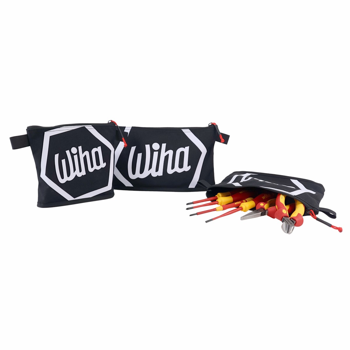 Wiha Tools 92404 3-Pack Zipper Pouches