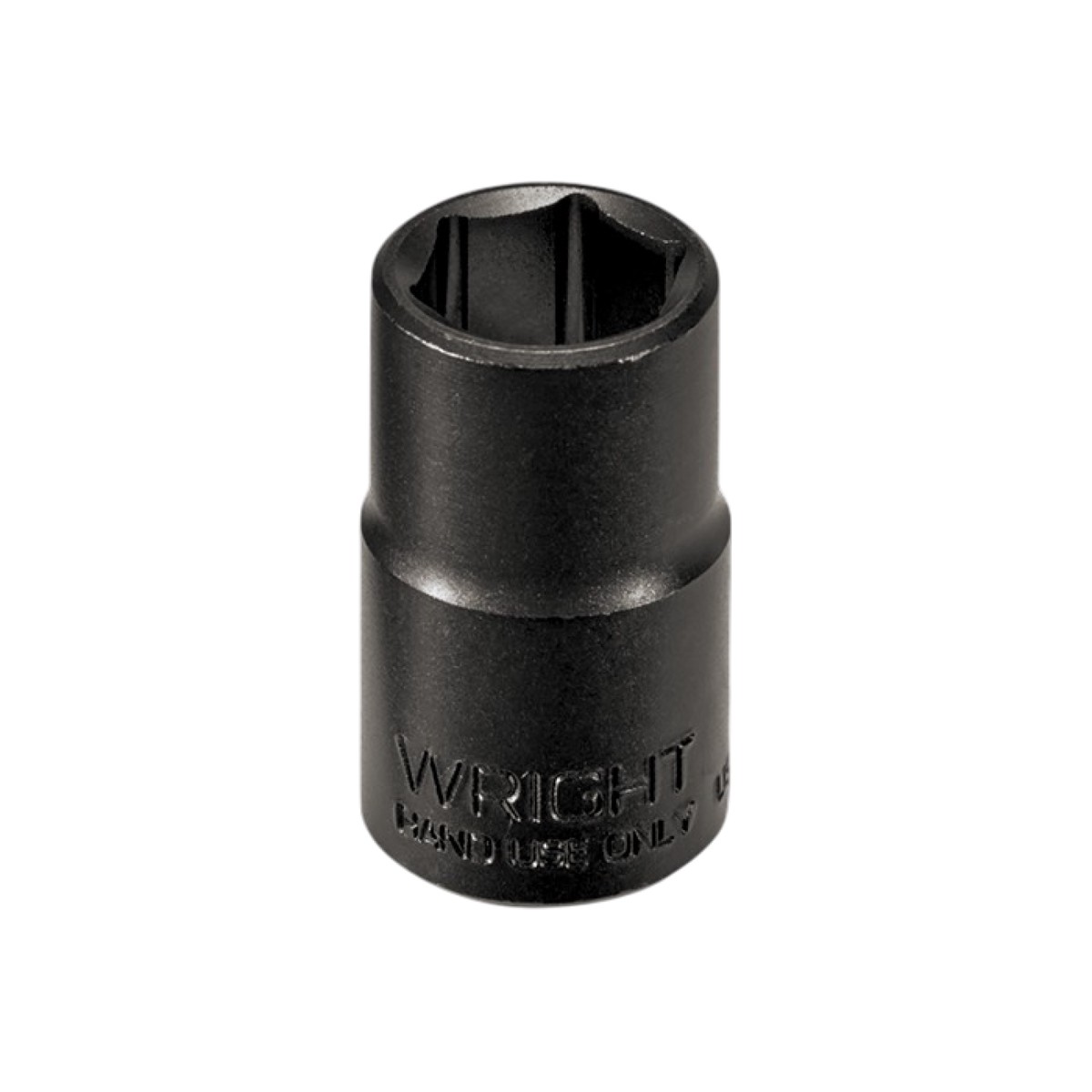 Wright Tool 34040 12 Drive 6 Point Standard Black Industrial Socket - 1-14
