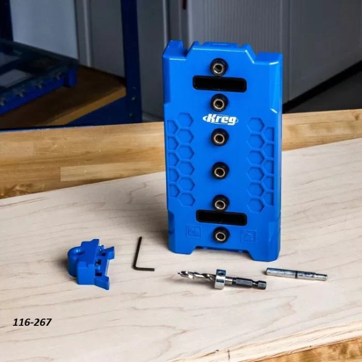 Kreg Shelf Pin Jig with 14 Bit
