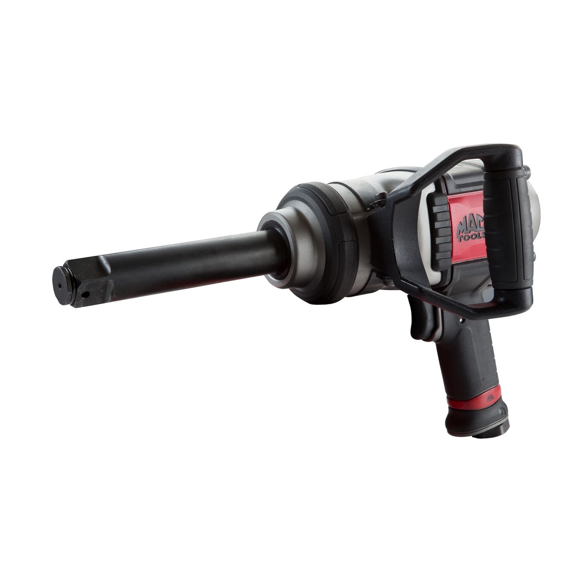 1 Drive Pistol-Grip Handle Air Impact Wrench w6 Extended Anvil