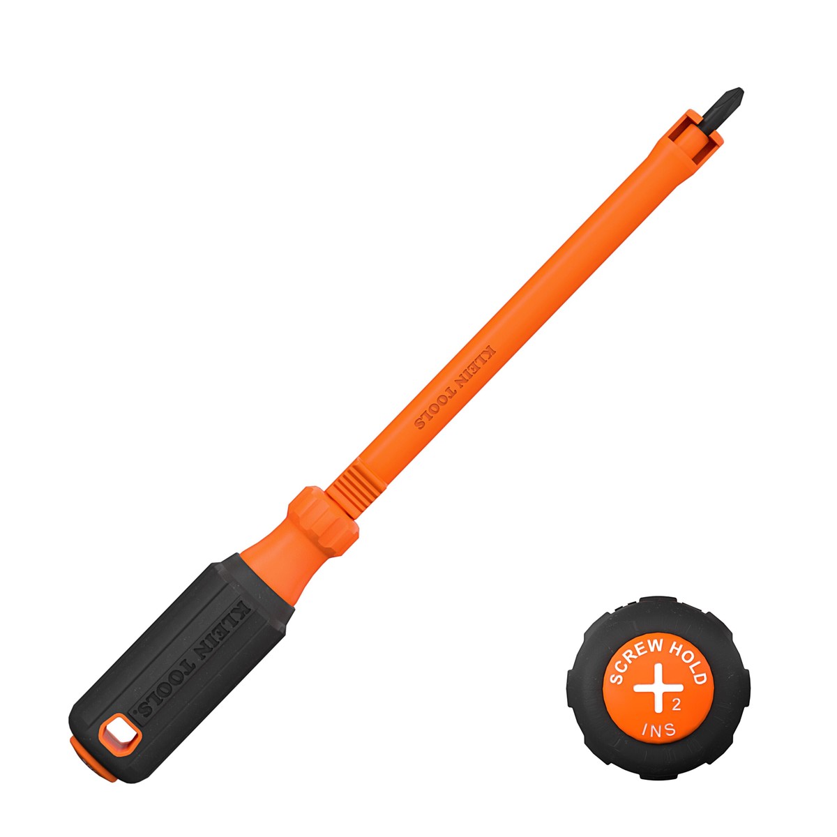 Klein Tools 32216INS 2 Phillips Insulated Hooded Screw Holding Screwdriver