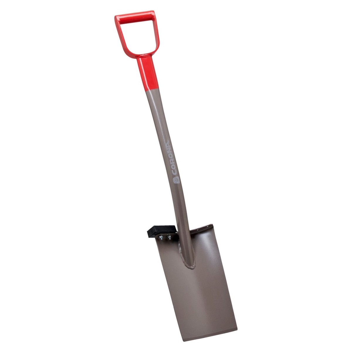 Corona AS 90010 All-Steel 12-Gauge 12 in Straight Blade Shovel D-Grip Steel Handle